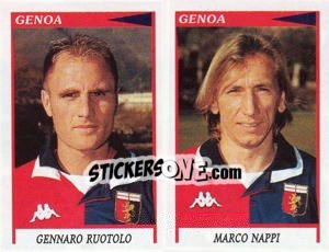 Sticker Ruotolo / Nappi  - Calciatori 1998-1999 n. 509 - Panini