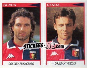 Figurina Francioso / Vukoja  - Calciatori 1998-1999 - Panini