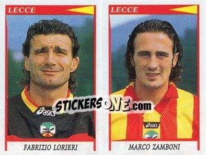 Figurina Lorieri / Zamboni  - Calciatori 1998-1999 - Panini