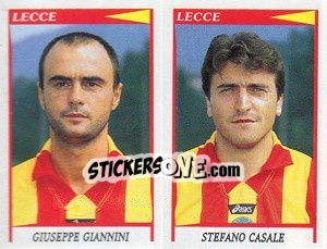 Sticker Giannini / Casale  - Calciatori 1998-1999 - Panini