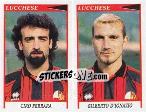 Sticker Ferrara / D'Ignazio  - Calciatori 1998-1999 - Panini