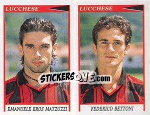 Sticker Matzuzzi / Bettoni  - Calciatori 1998-1999 n. 525 - Panini