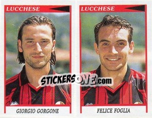 Cromo Gorgone / Foglia  - Calciatori 1998-1999 - Panini