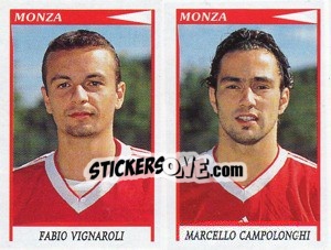 Sticker Vignaroli / Campolonghi  - Calciatori 1998-1999 n. 537 - Panini