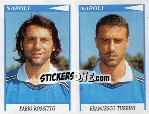 Sticker Rossitto / Turrini  - Calciatori 1998-1999 - Panini