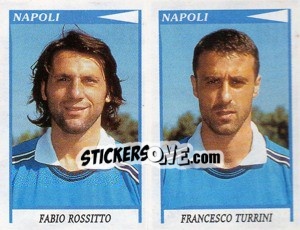 Sticker Rossitto / Turrini  - Calciatori 1998-1999 n. 543 - Panini