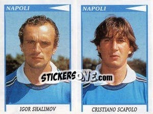 Sticker Shalimov / Scapolo  - Calciatori 1998-1999 - Panini