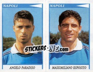 Sticker Paradiso / Esposito  - Calciatori 1998-1999 n. 545 - Panini