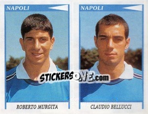 Sticker Murgita / Bellucci  - Calciatori 1998-1999 - Panini