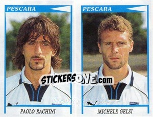 Sticker Rachini / Gelsi  - Calciatori 1998-1999 - Panini