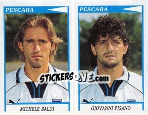 Figurina Baldi / Pisano  - Calciatori 1998-1999 - Panini