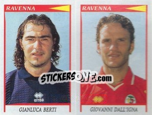 Sticker Berti / Dall'Igna  - Calciatori 1998-1999 n. 558 - Panini