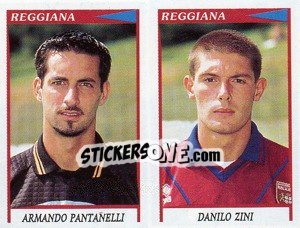 Figurina Pantanelli / Zini  - Calciatori 1998-1999 - Panini