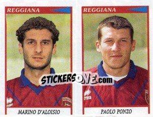 Sticker D'Aloisio / Ponzo  - Calciatori 1998-1999 n. 569 - Panini