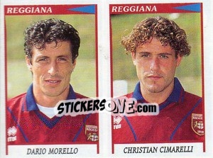 Sticker Morello / Cimarelli  - Calciatori 1998-1999 - Panini