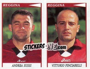 Cromo Sussi / Pinciarelli  - Calciatori 1998-1999 - Panini