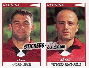 Sticker Sussi / Pinciarelli  - Calciatori 1998-1999 n. 578 - Panini