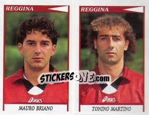 Sticker Briano / Martino  - Calciatori 1998-1999 n. 579 - Panini