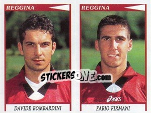 Sticker Bombardini / Firmani  - Calciatori 1998-1999 n. 580 - Panini