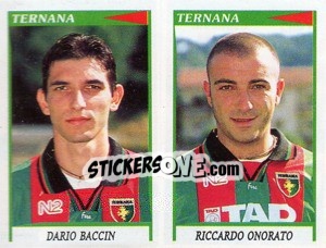 Sticker Baccin / Onorato  - Calciatori 1998-1999 n. 586 - Panini