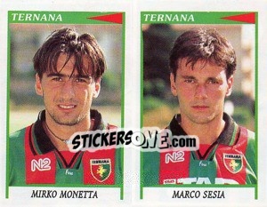Cromo Monetta / Sesia  - Calciatori 1998-1999 - Panini