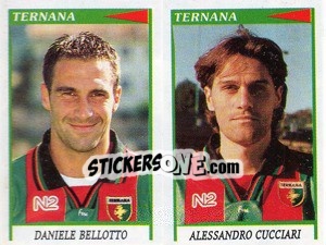 Sticker Bellotto / Cucciari  - Calciatori 1998-1999 n. 589 - Panini