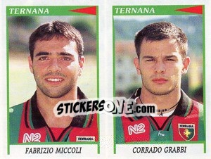 Sticker Miccoli / Grabbi  - Calciatori 1998-1999 n. 590 - Panini