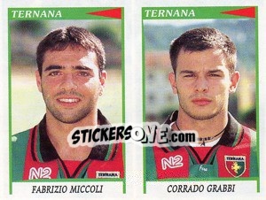 Cromo Miccoli / Grabbi  - Calciatori 1998-1999 - Panini