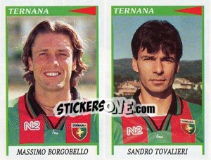 Cromo Borgobello / Tovalieri  - Calciatori 1998-1999 - Panini