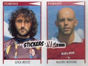 Sticker Bucci / Bonomi  - Calciatori 1998-1999 n. 594 - Panini