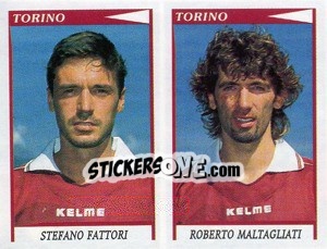 Sticker Fattori / Maltagliati  - Calciatori 1998-1999 n. 595 - Panini