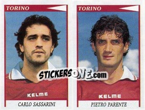 Sticker Cassarini / Parente  - Calciatori 1998-1999 n. 596 - Panini