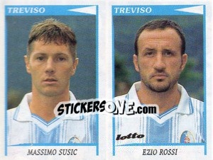 Sticker Susic / Rossi  - Calciatori 1998-1999 n. 604 - Panini