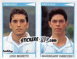 Sticker Beghetto / Varricchio  - Calciatori 1998-1999 - Panini