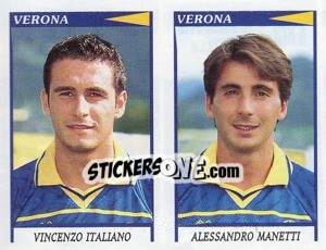 Sticker Italiano / Manetti  - Calciatori 1998-1999 - Panini