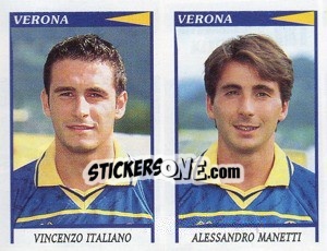 Sticker Italiano / Manetti - Calciatori 1998-1999 n. 616 - Panini