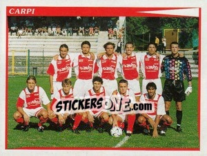 Figurina Carpi (Squadra) - Calciatori 1998-1999 - Panini