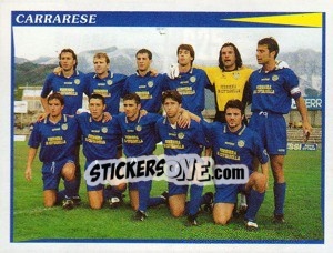 Sticker Carrarese (Squadra) - Calciatori 1998-1999 - Panini