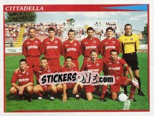 Cromo Cittadella (Squadra) - Calciatori 1998-1999 - Panini
