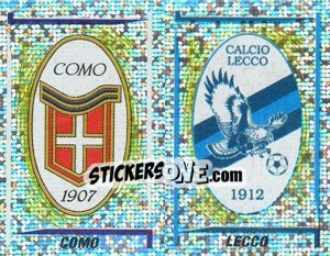 Sticker Como/Lecco Scudetto (a/b) - Calciatori 1998-1999 - Panini