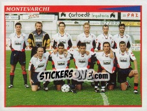 Sticker Montevarchi (Squadra) - Calciatori 1998-1999 - Panini