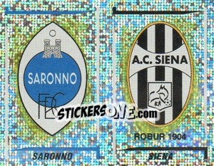 Figurina Saronno/Siena Scudetto (a/b)