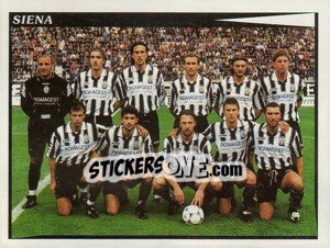 Figurina Siena (Squadra) - Calciatori 1998-1999 - Panini