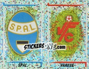 Sticker SPAL/Varese Scudetto (a/b) - Calciatori 1998-1999 n. 644 - Panini