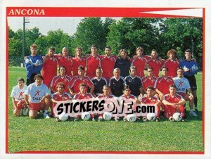 Sticker Ancona (Squadra) - Calciatori 1998-1999 - Panini