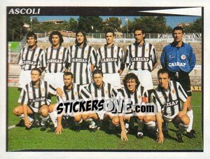 Sticker Ascoli (Squadra) - Calciatori 1998-1999 - Panini