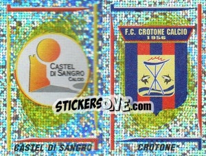 Figurina C.Sangro/Crotone Scudetto (a/b)