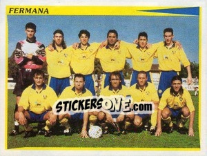 Figurina Fermana (Squadra) - Calciatori 1998-1999 - Panini