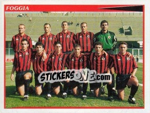 Cromo Foggia (Squadra) - Calciatori 1998-1999 - Panini