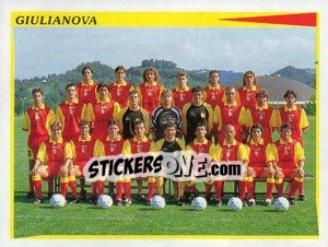 Sticker Giulianova (Squadra) - Calciatori 1998-1999 - Panini